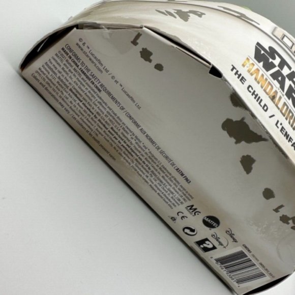 Star Wars Mandalorian The Child 11" Plush Baby Yoda Doll Grogu Soft Mattel GWD85 - Picture 4 of 5